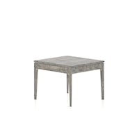 Mid-Century Modern Essence Rectangular End Table with Matte Finish