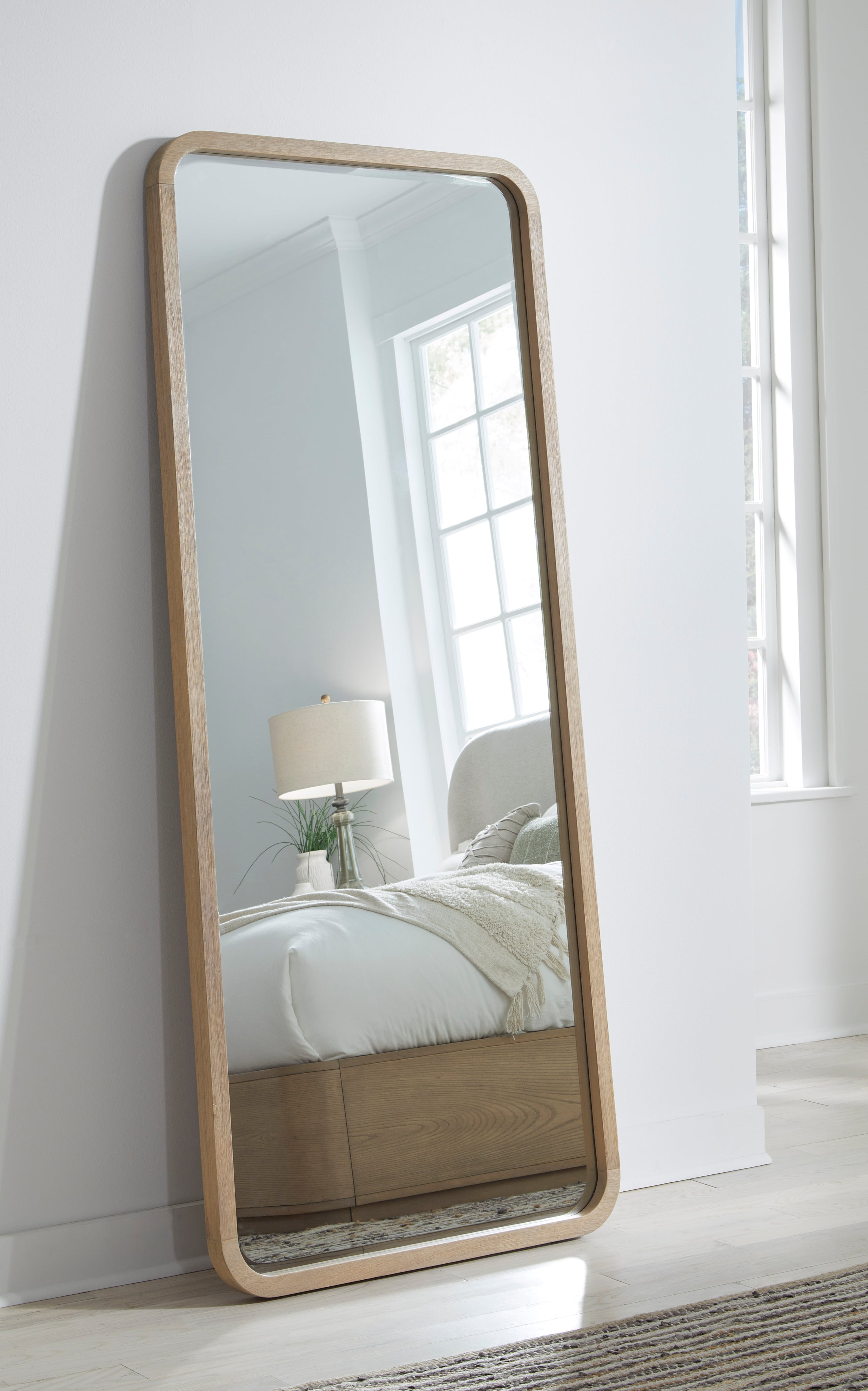 Modus Furniture Penny Beveled Floor Mirror