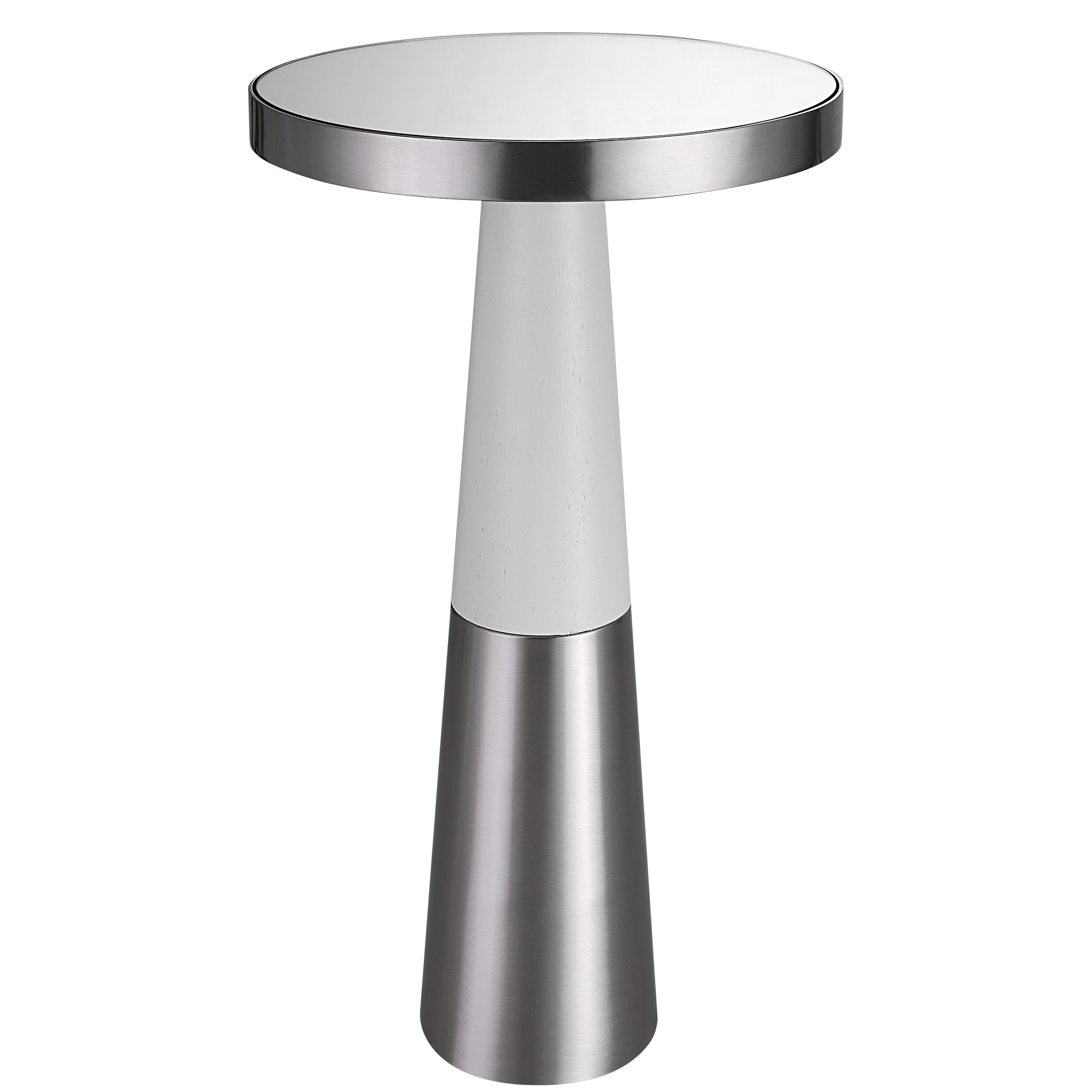 nickel accent table