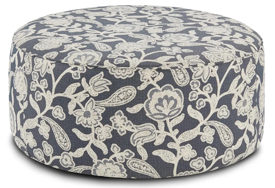 39-00KP AWESOME OATMEAL (REV) Cocktail Ottoman by Fusion Furniture at Esprit Decor Home Furnishings