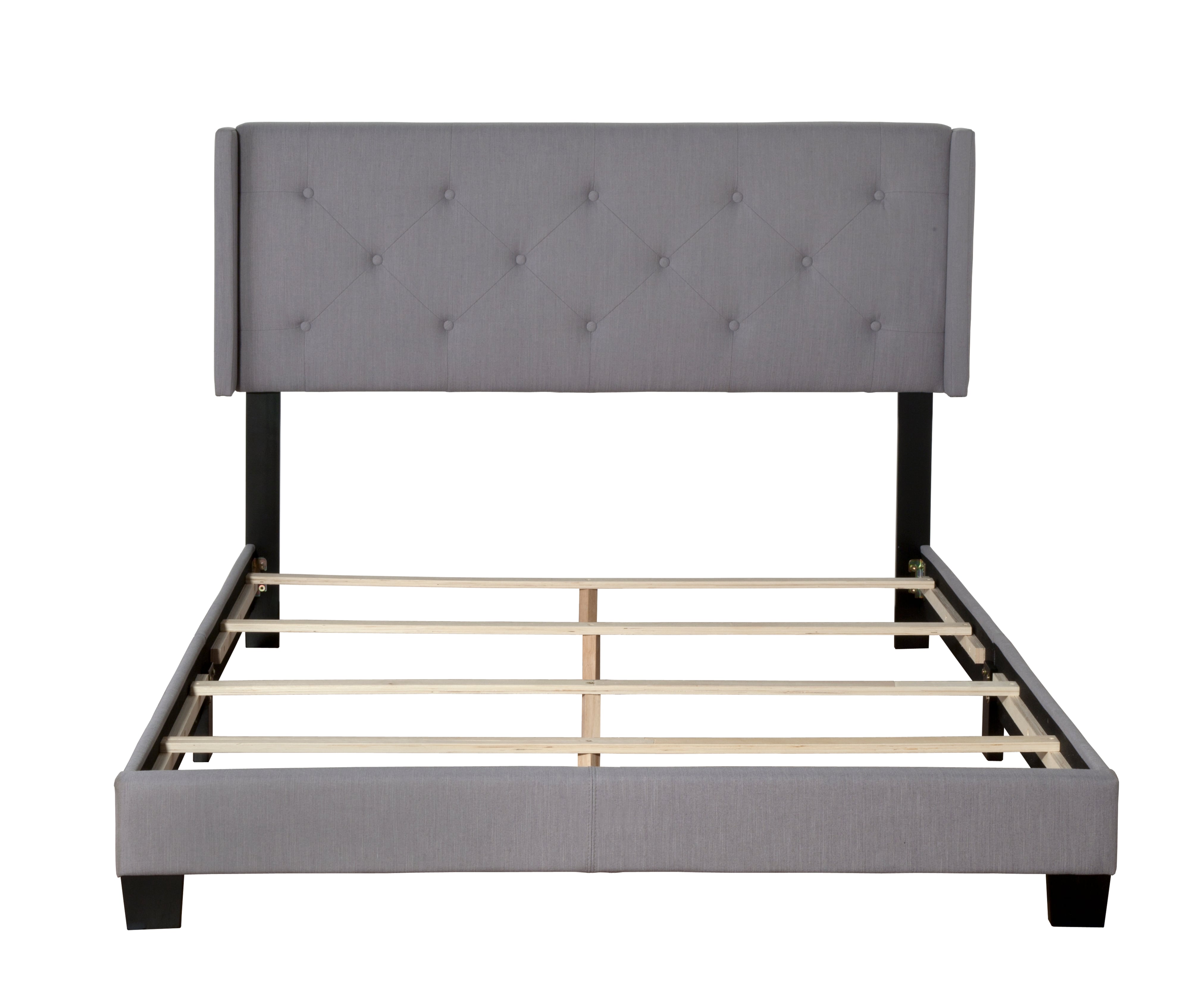 Upholstered Queen Bed-in-a-Box