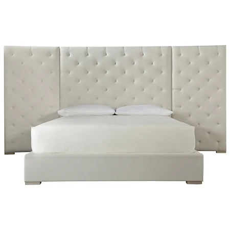 Brando Queen Bed with Tufted Panels