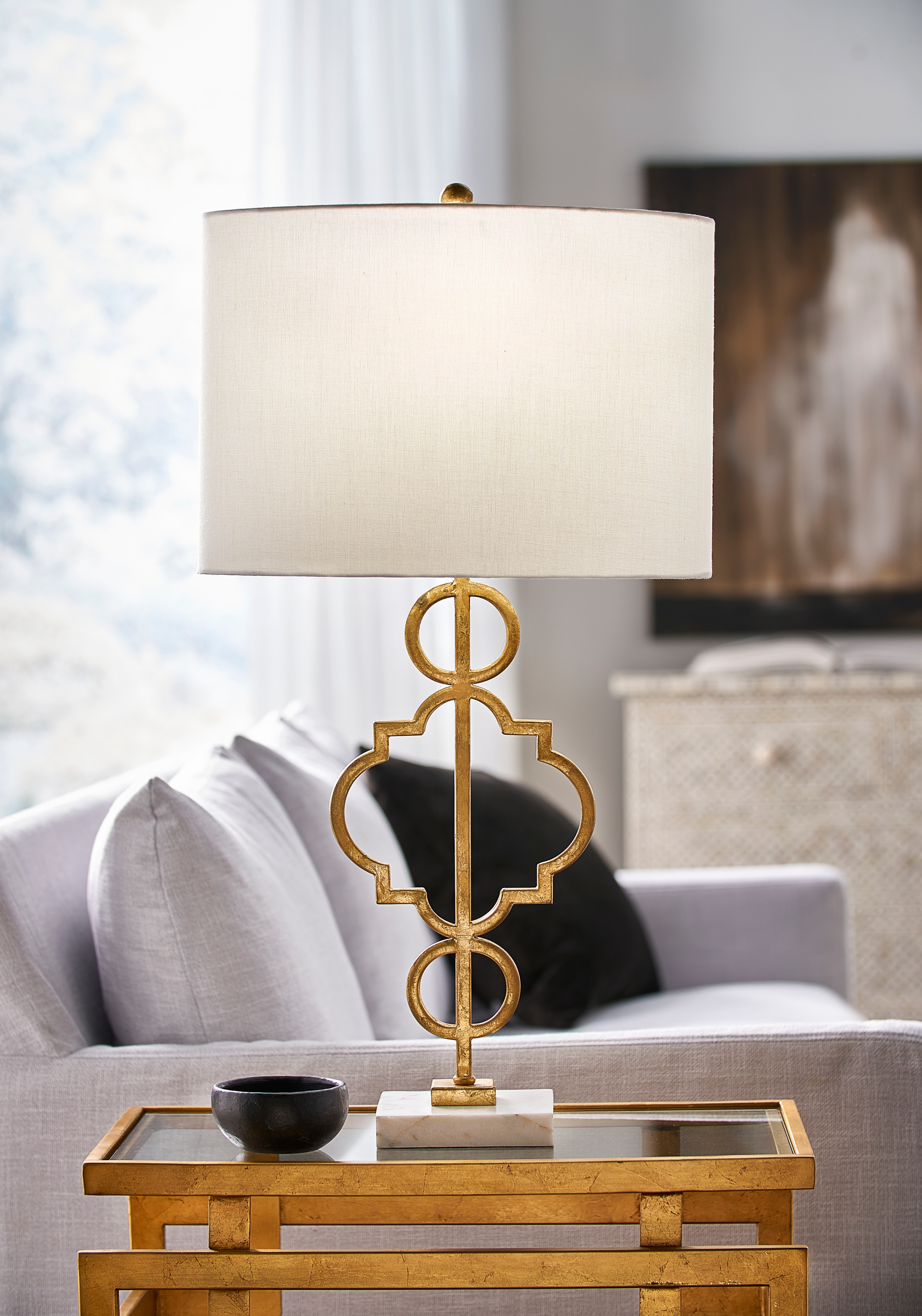 Chelsea House Chelsea House Misc Artistic Lamp - Gold