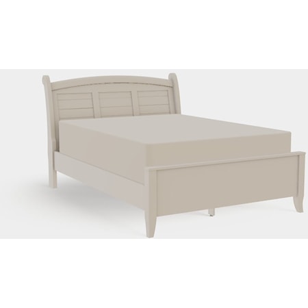 Queen Arched Panel Bed with Low Footboard