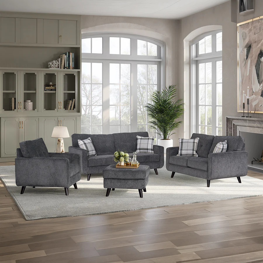 Legends Furniture Hollywood Upholstery Button-Tufted Chair