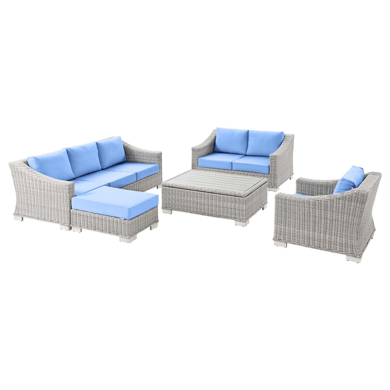 Modway Conway Outdoor 5-Piece Furniture Set