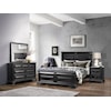 Global Furniture Carter KG BD, DRESSER , MIRROR, NGHTSTD