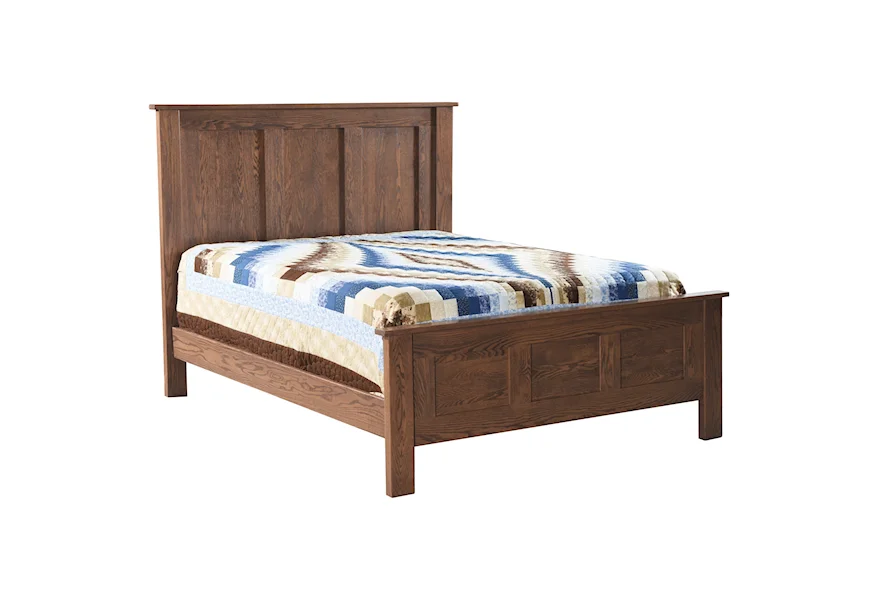 Franklin King Panel Bed by Archbold Furniture at Furniture and ApplianceMart