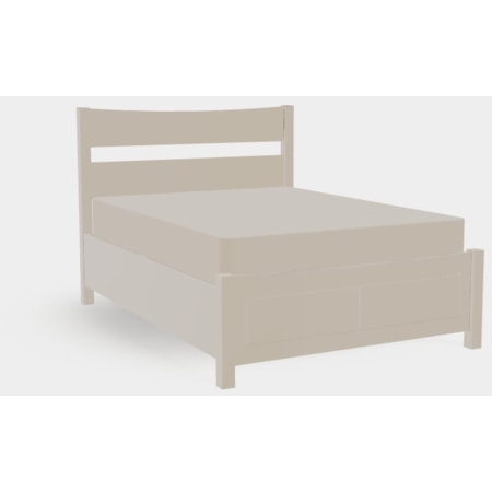 Queen Footboard Storage Plank Bed