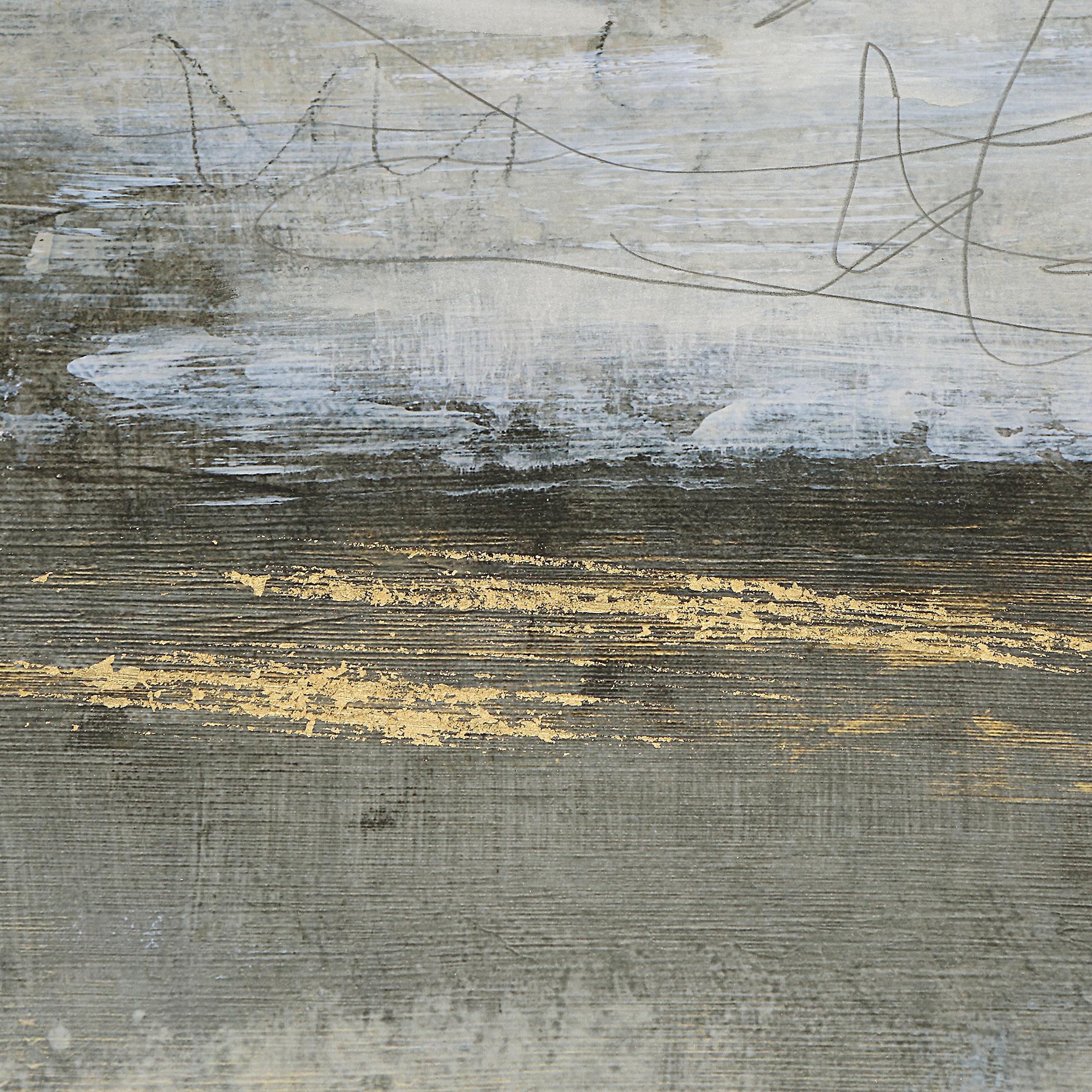 Uttermost Gilt Gilt Misty Landscape Framed Print