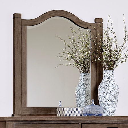 Arched Beveled Mirror