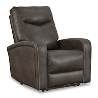 Faux Leather Power Recliner with Zero Gravity