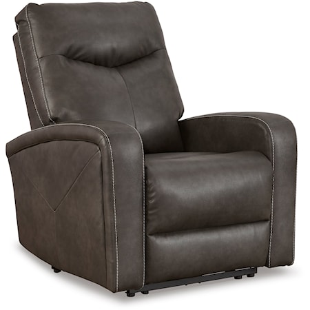 Faux Leather Power Recliner with Zero Gravity