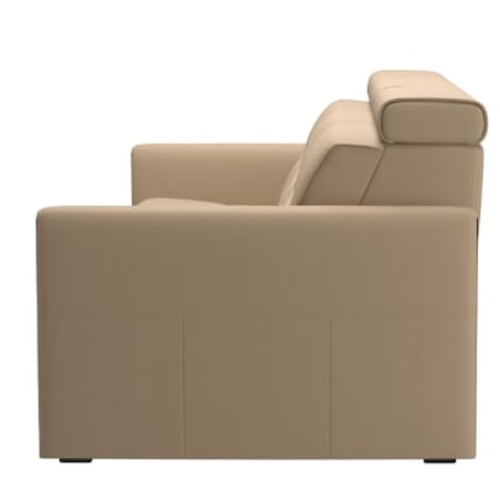 Power Reclining Sofa with Wood Arms