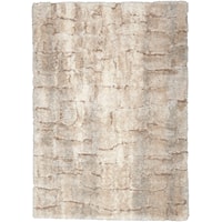 5'3" x 7'3" Ivory Beige Rectangle Rug