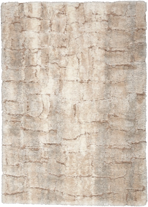5'3" x 7'3" Ivory Beige Rectangle Rug