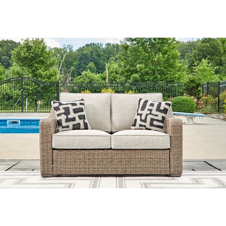 Outdoor Loveseat With Cushion