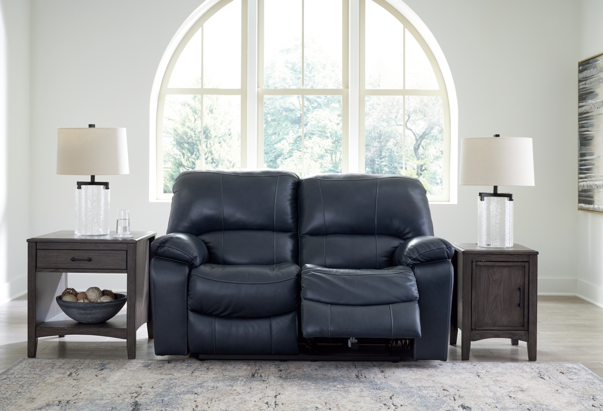 Signature Design by Ashley Leesworth Reclining Power Loveseat