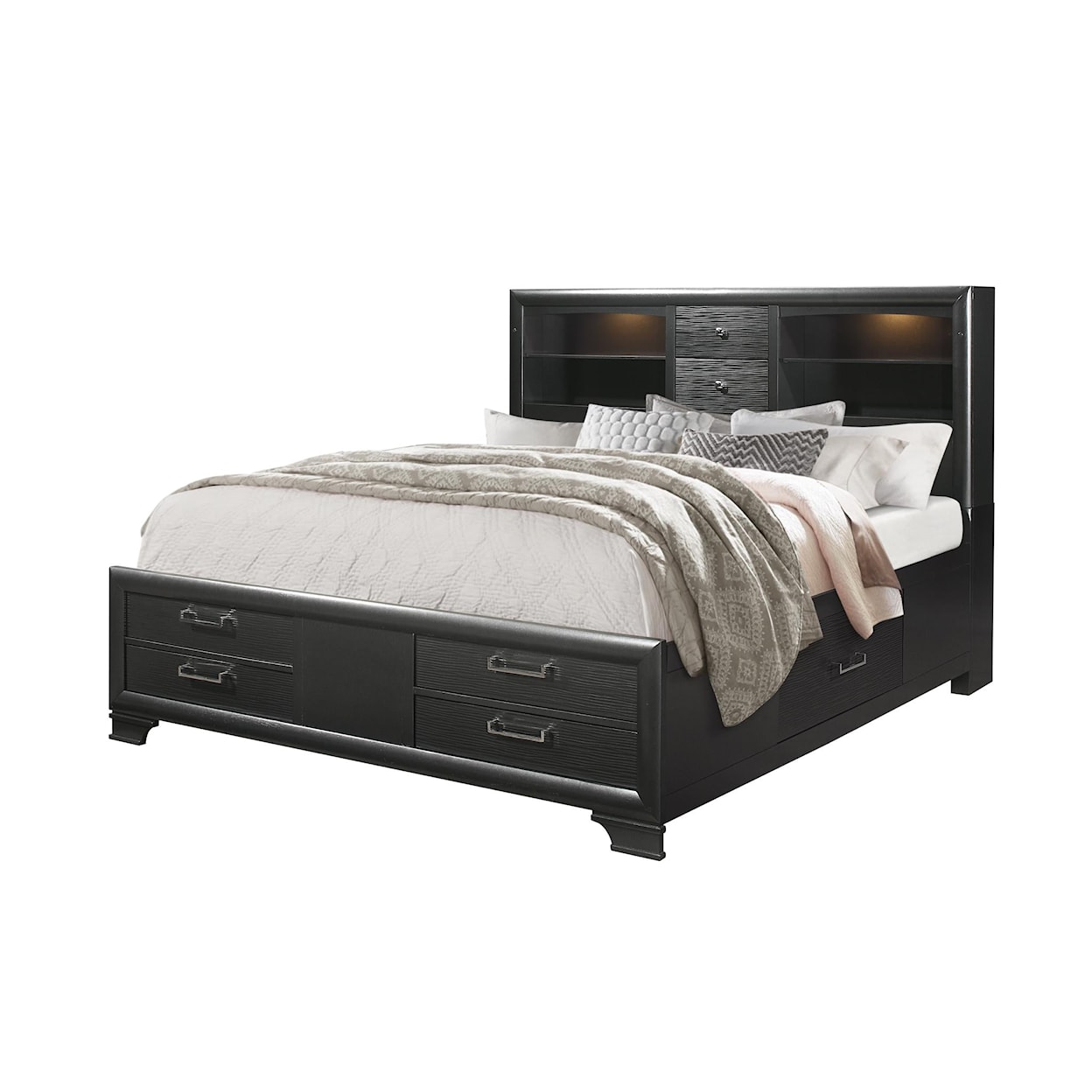 Global Furniture Jordyn Queen Storage Bed