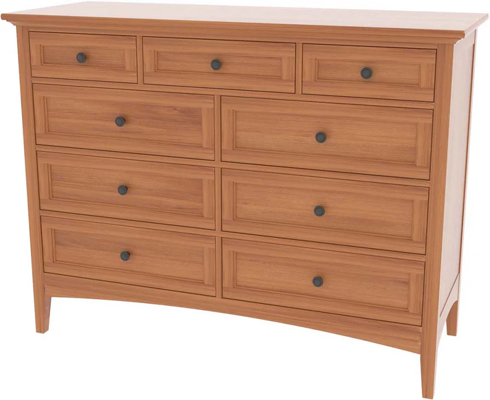 Revere Nine-Drawer Dresser
