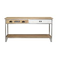 Contemporary 2-Drawer Desk