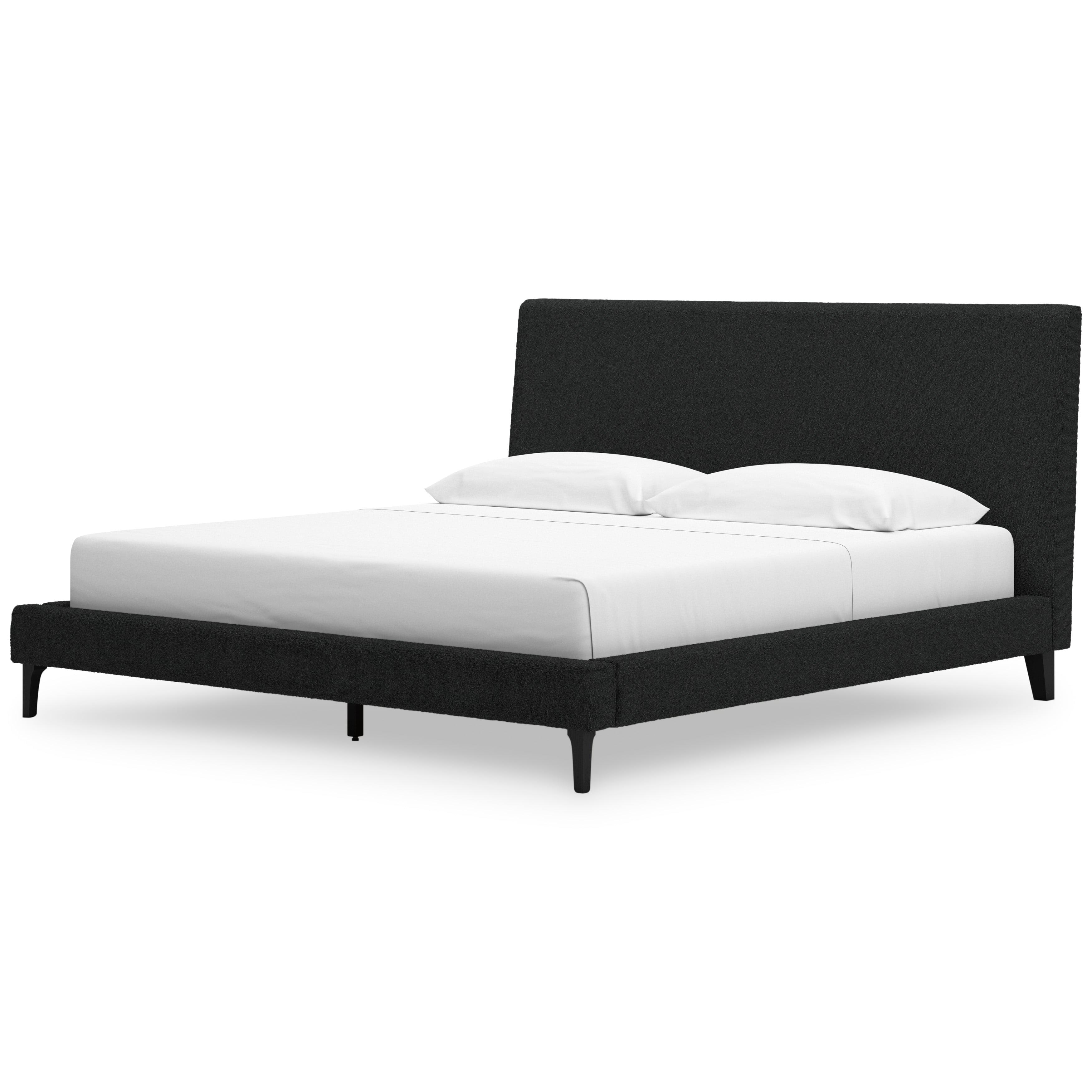 Signature Cadmori B2616-82 King Upholstered Bed With Roll Slats ...