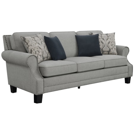 Sheldon Sofa w/ Rolled Arms