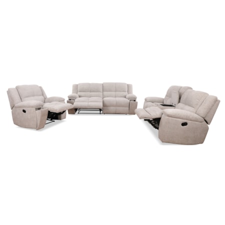 3-Piece Manual Reclining Living Set