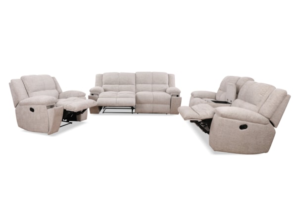 3-Piece Manual Reclining Living Set