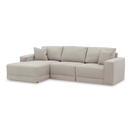 3-Piece Sectional Sofa with Chaise