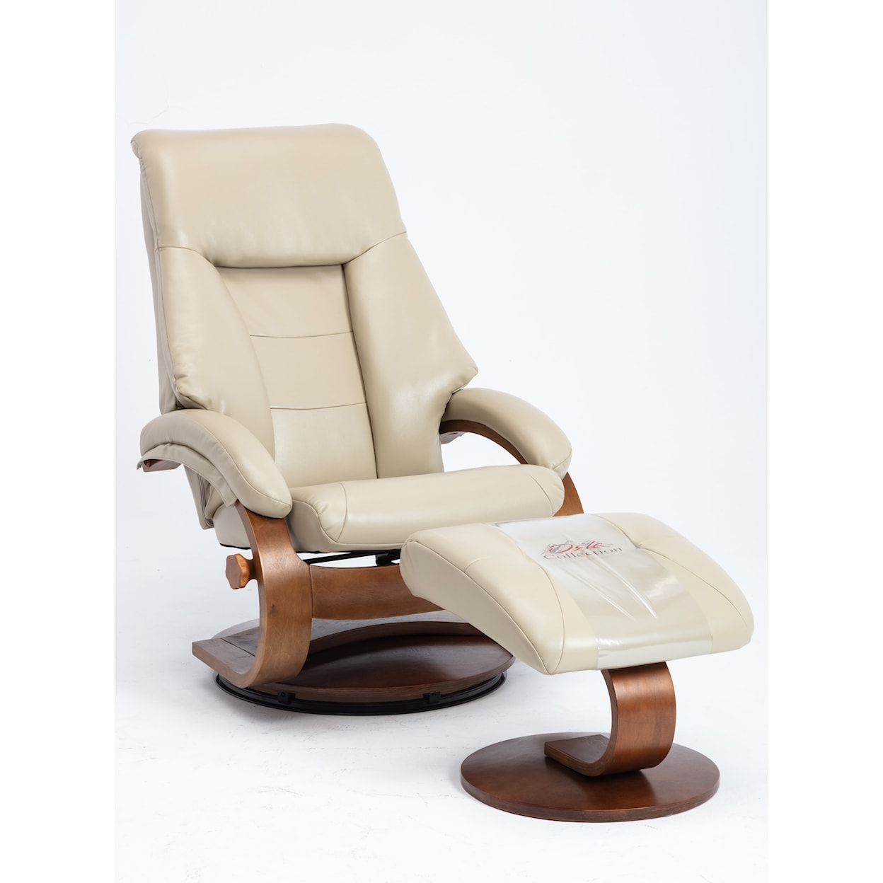 Progressive Furniture Montreal Recliner and Ottoman