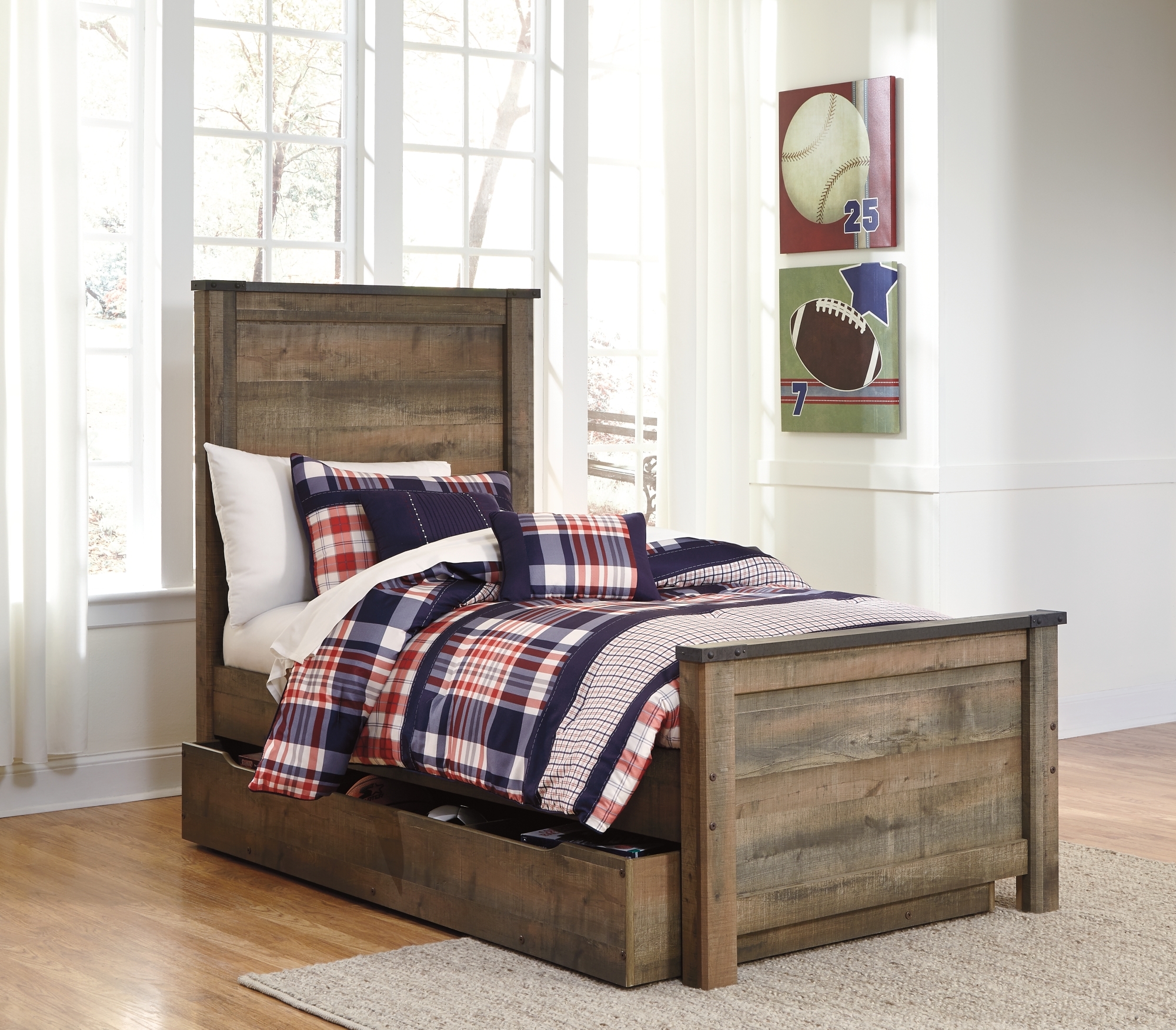 Twin Panel Bed