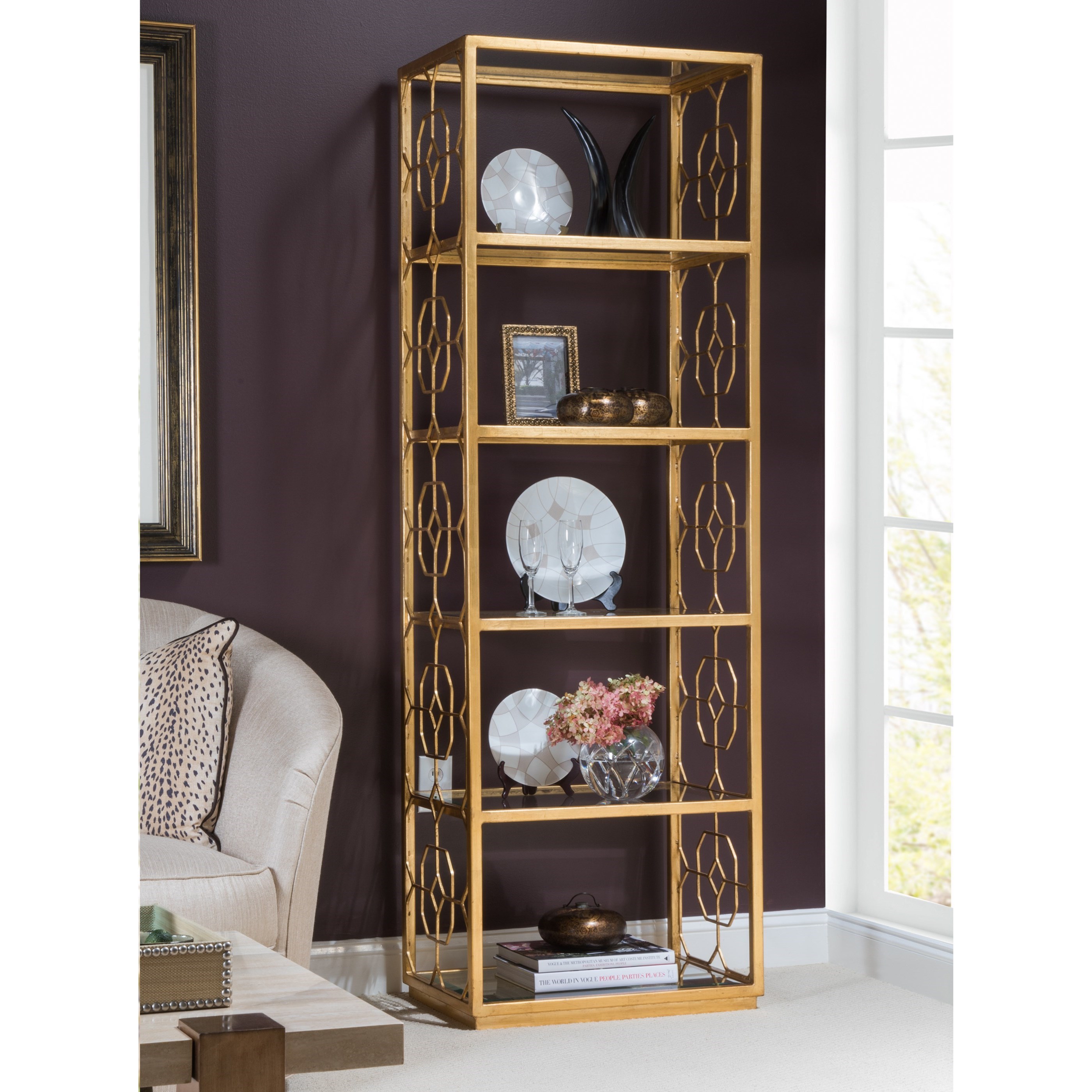Artistica Artistica Metal Honeycomb Slim Etagere