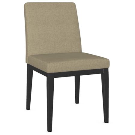 Upholstered Low Back Dining Side Chair