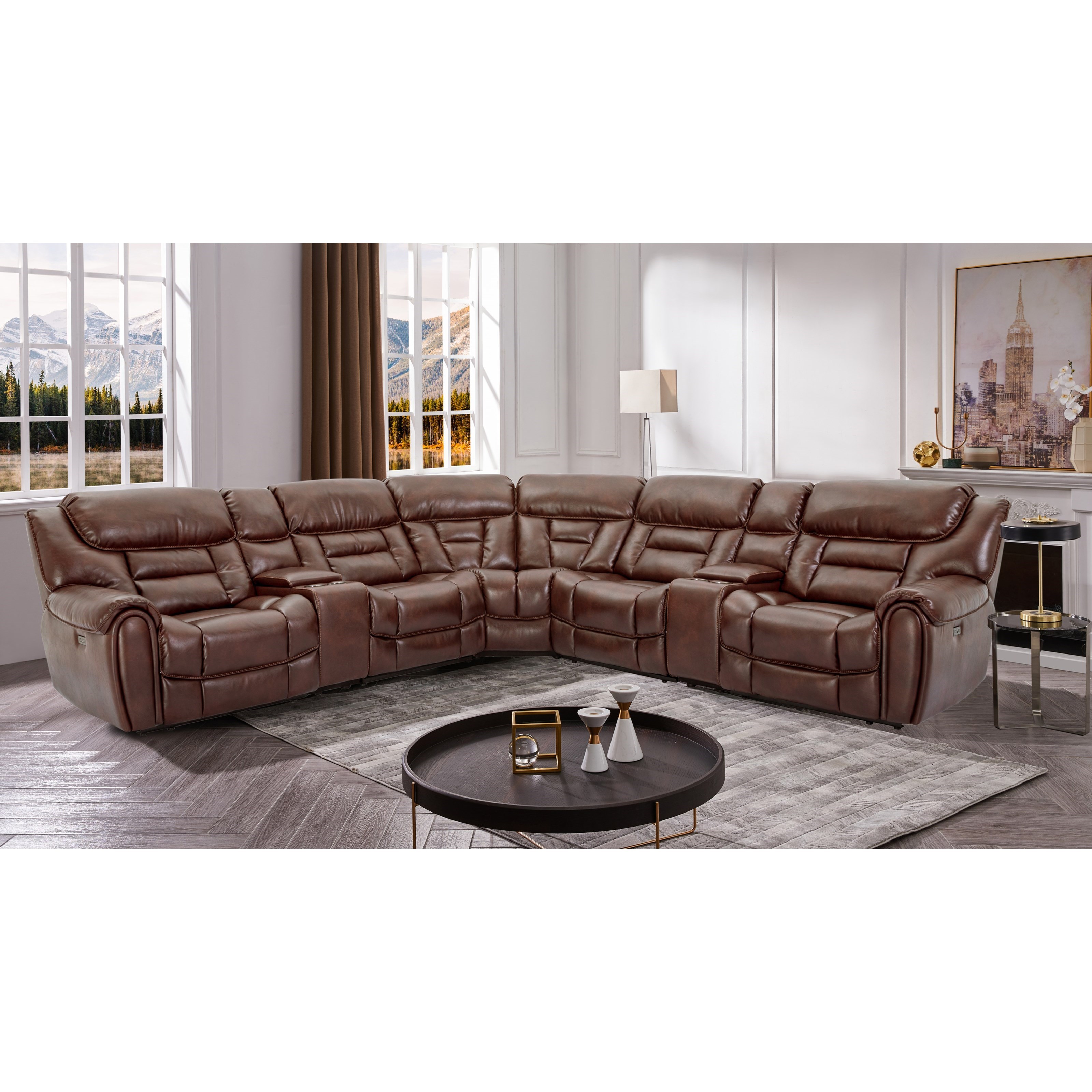 7-Piece Power Reclining Sectional