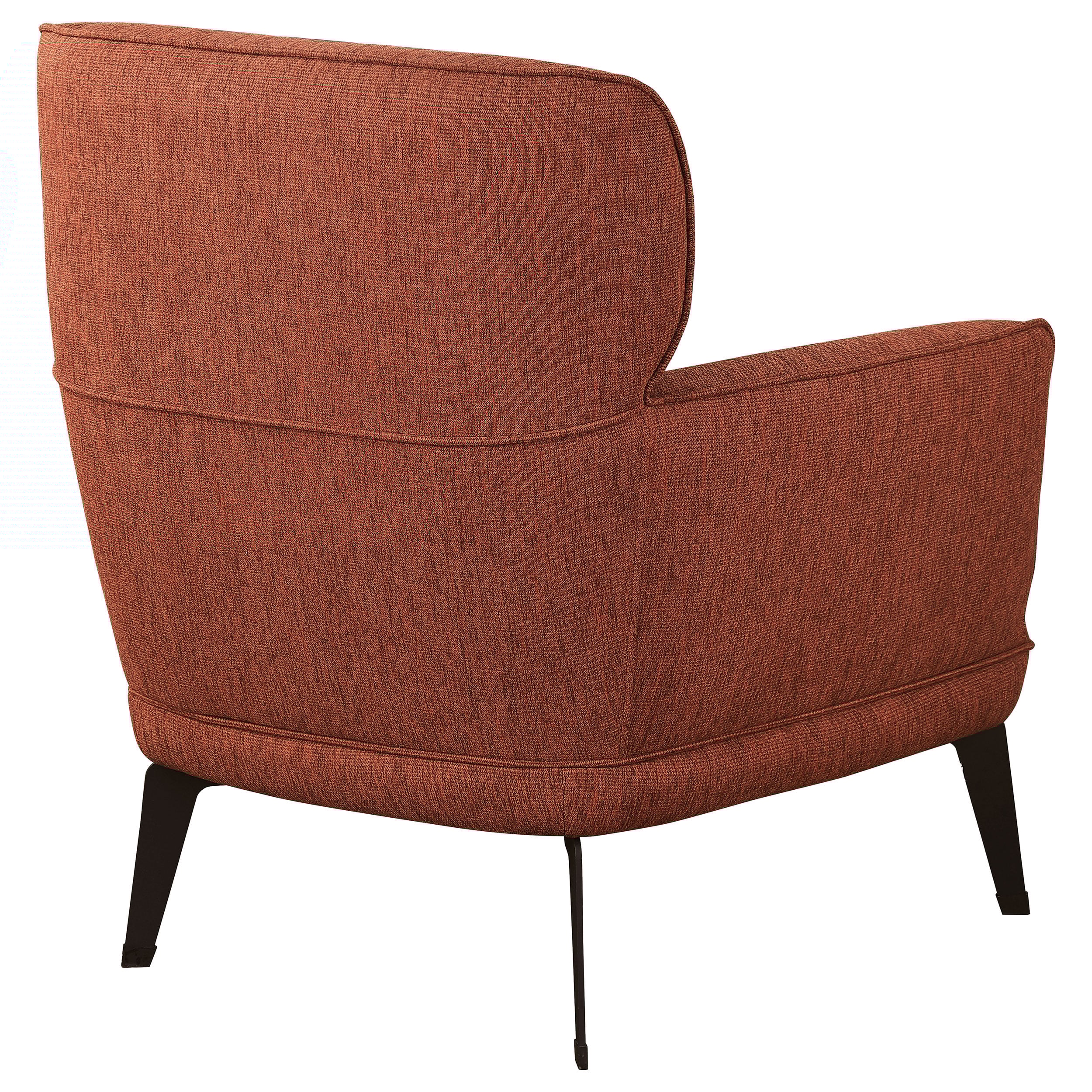 Coaster Andrea Andrea Crecent Arm Accent Chair Orange