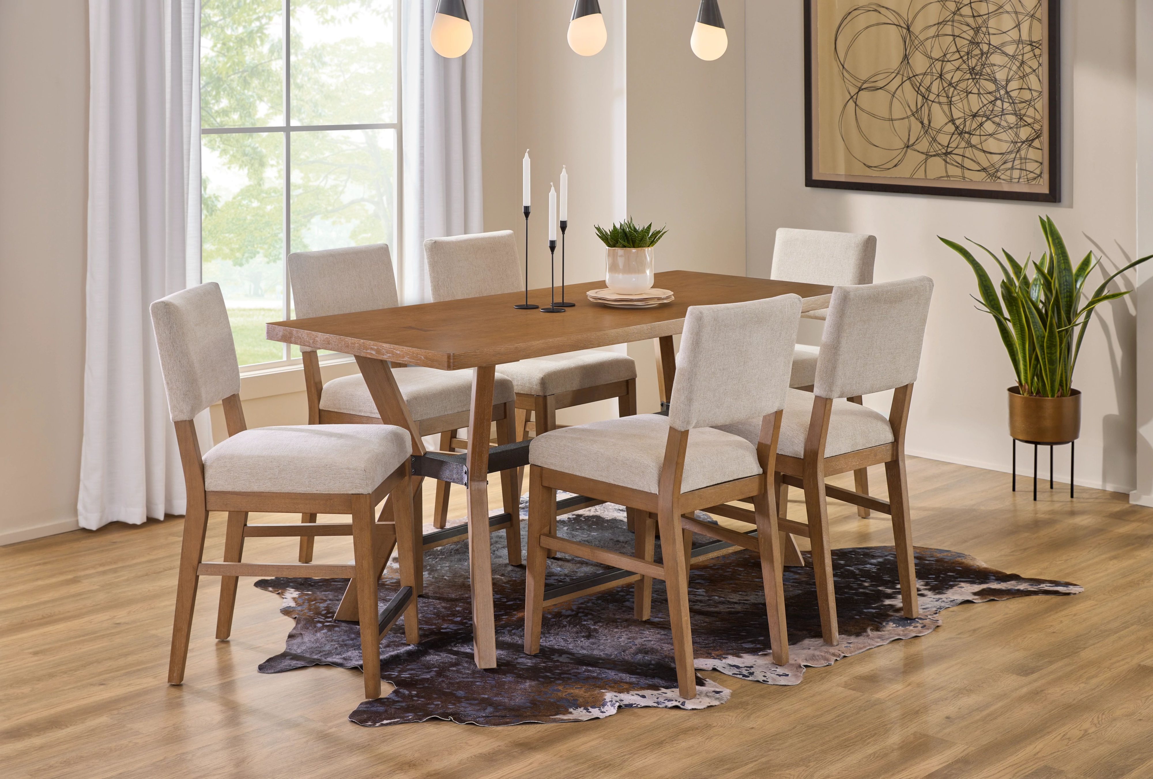 Flexsteel Statements Millwork Counter-Height Chair