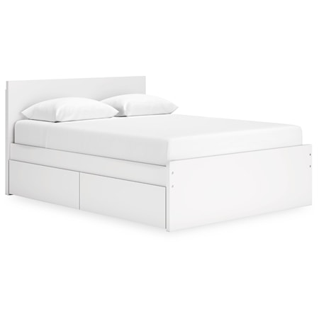 Queen Panel Platform Bed