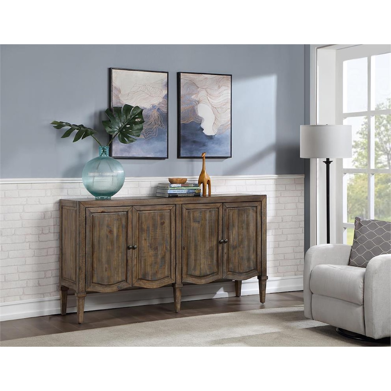 Coast2Coast Home Coast to Coast Accents 4-Door Credenza