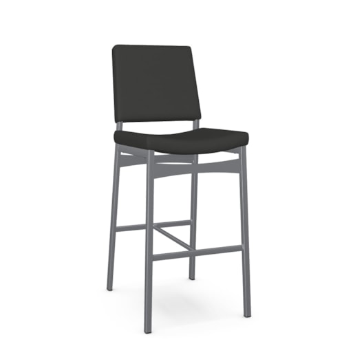 Contemporary Upholstered Bar Height Stool