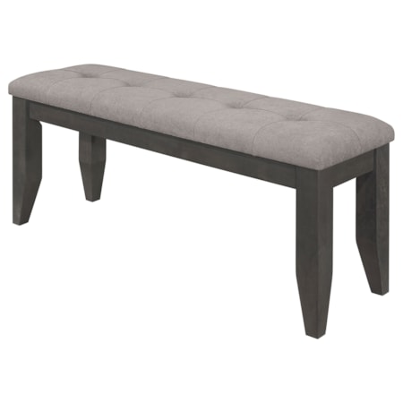 Fabric Wood Dining Bench