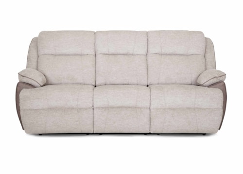 Casual Dual Power Reclining Sofa with USB