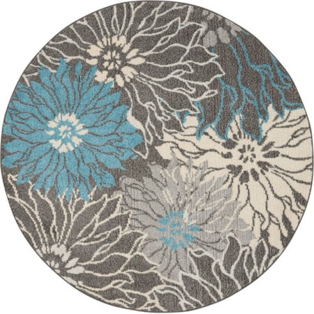 5'3" Round  Rug