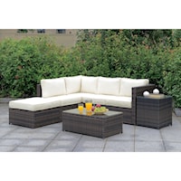 Contemporary Outdoor Sectional Set