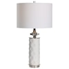 Uttermost Table Lamps Calia White Table Lamp