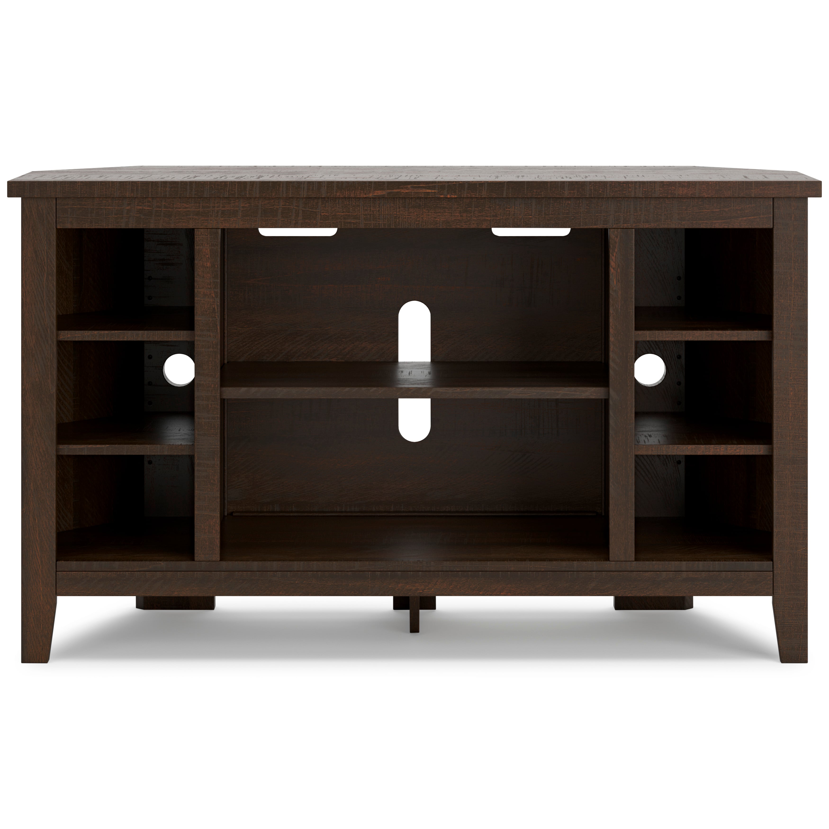 Signature Design by Ashley Camiburg W28367 Corner TV Stand Standard Furniture TV Stands