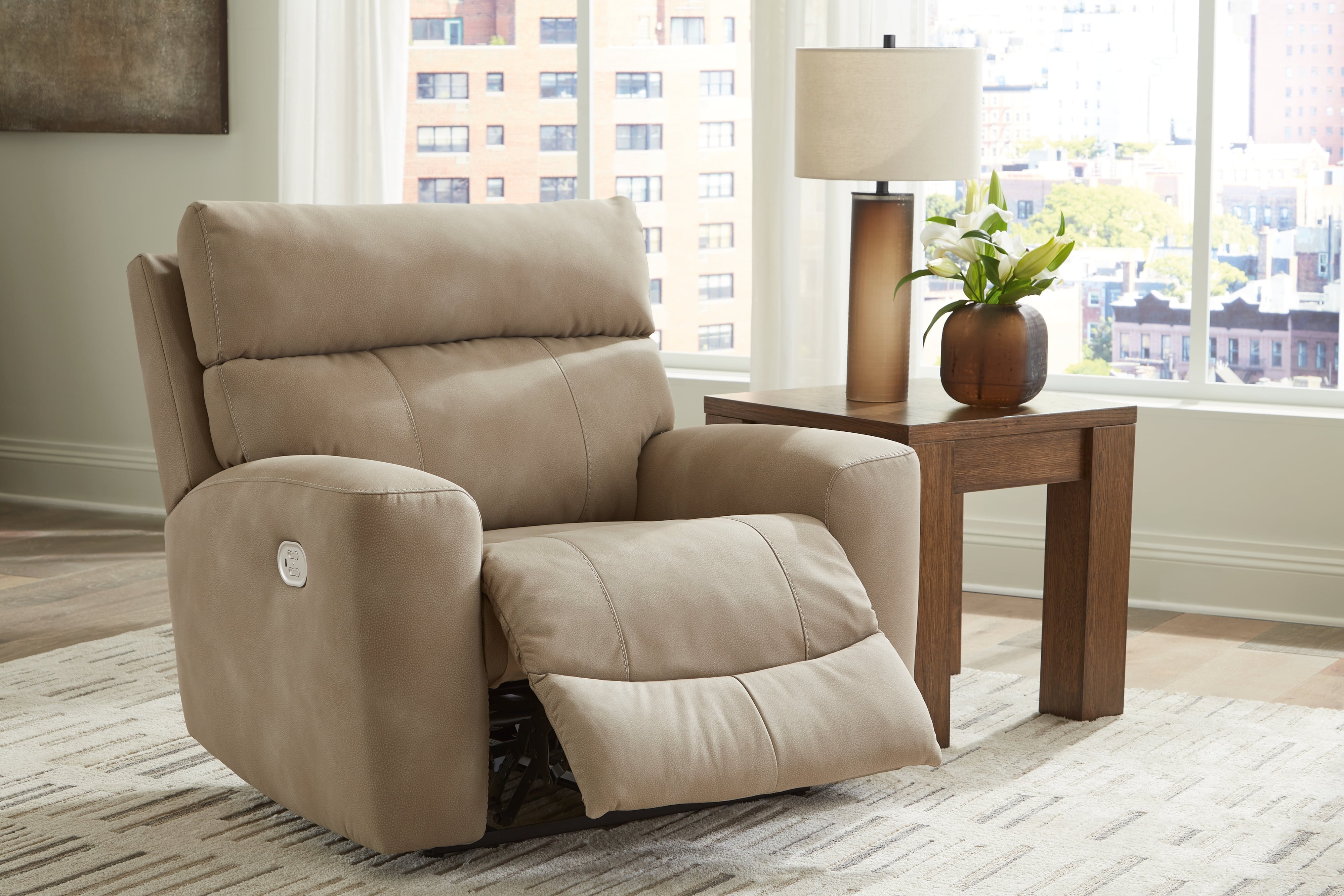 Signature Design by Ashley Next-Gen DuraPella Power Recliner with Adjustable Headrest