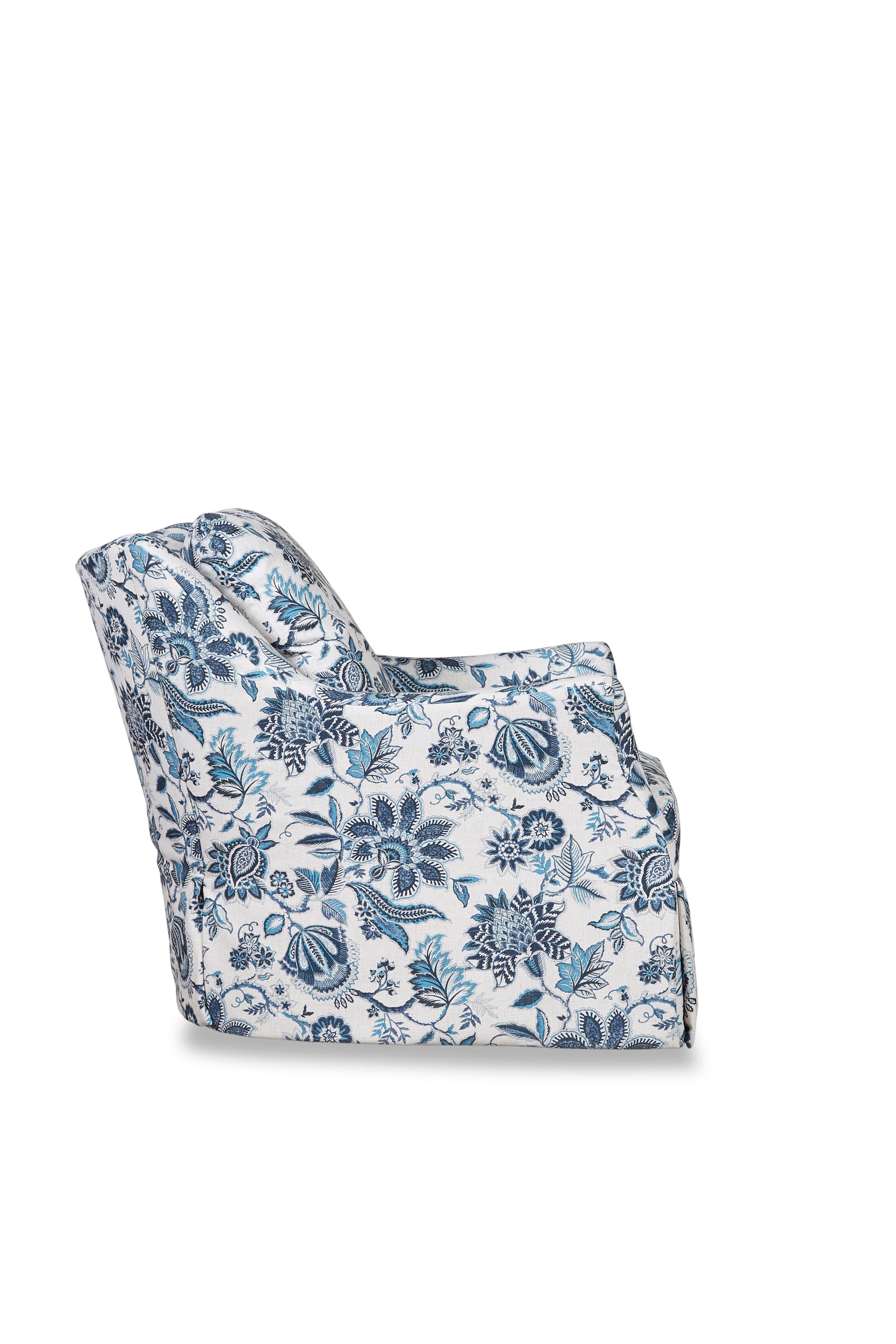 Skirted Swivel Chair