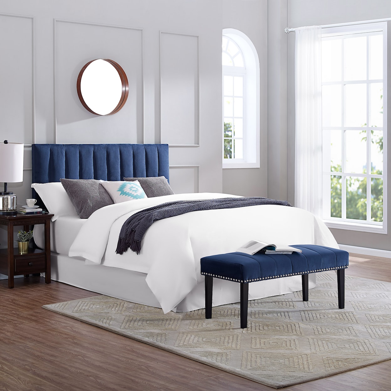Accentrics Home Fashion Beds Full, Queen Upholstered Bed