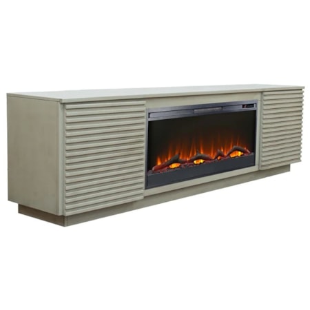 89" Fireplace TV Stand